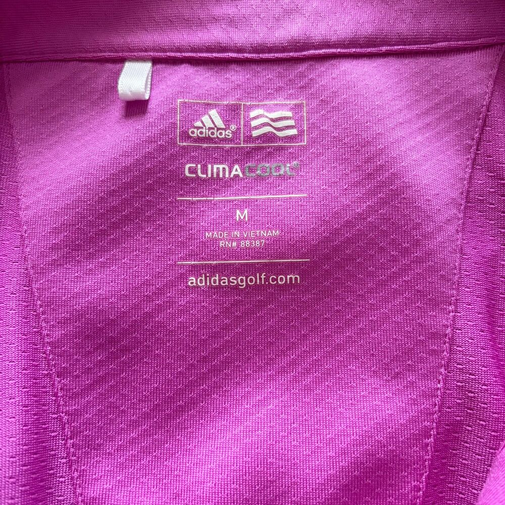 Adidas ClimaCool Golf Polo Womens Purple Size M - Picture 3 of 3